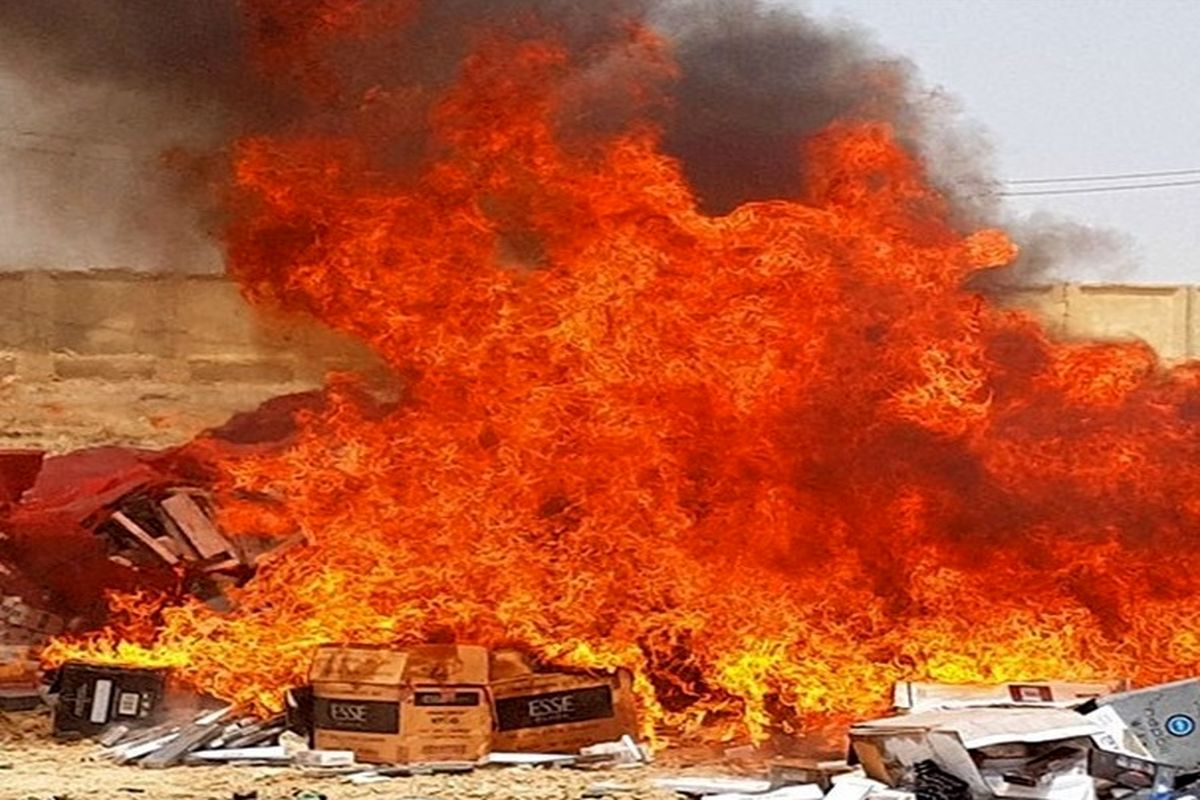 امحا و معدوم سازی کالای قاچاق