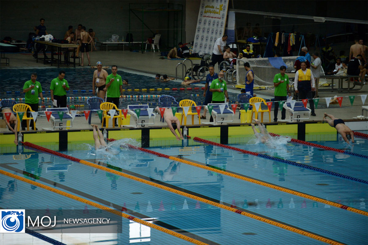 مسابقات شنا جانبازان و معلولین قهرمانی کشور