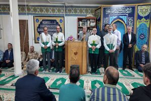 اعزام نخستین کاروان خانواده‌های شهدای جنگ رمضان اردبیل به مشهد مقدس با قطار