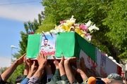 تشییع پیکر شهید ستوان دوم جمشیدی در شهرضا