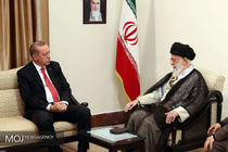 دیدار رییس جمهور ترکیه با مقام معظم رهبری