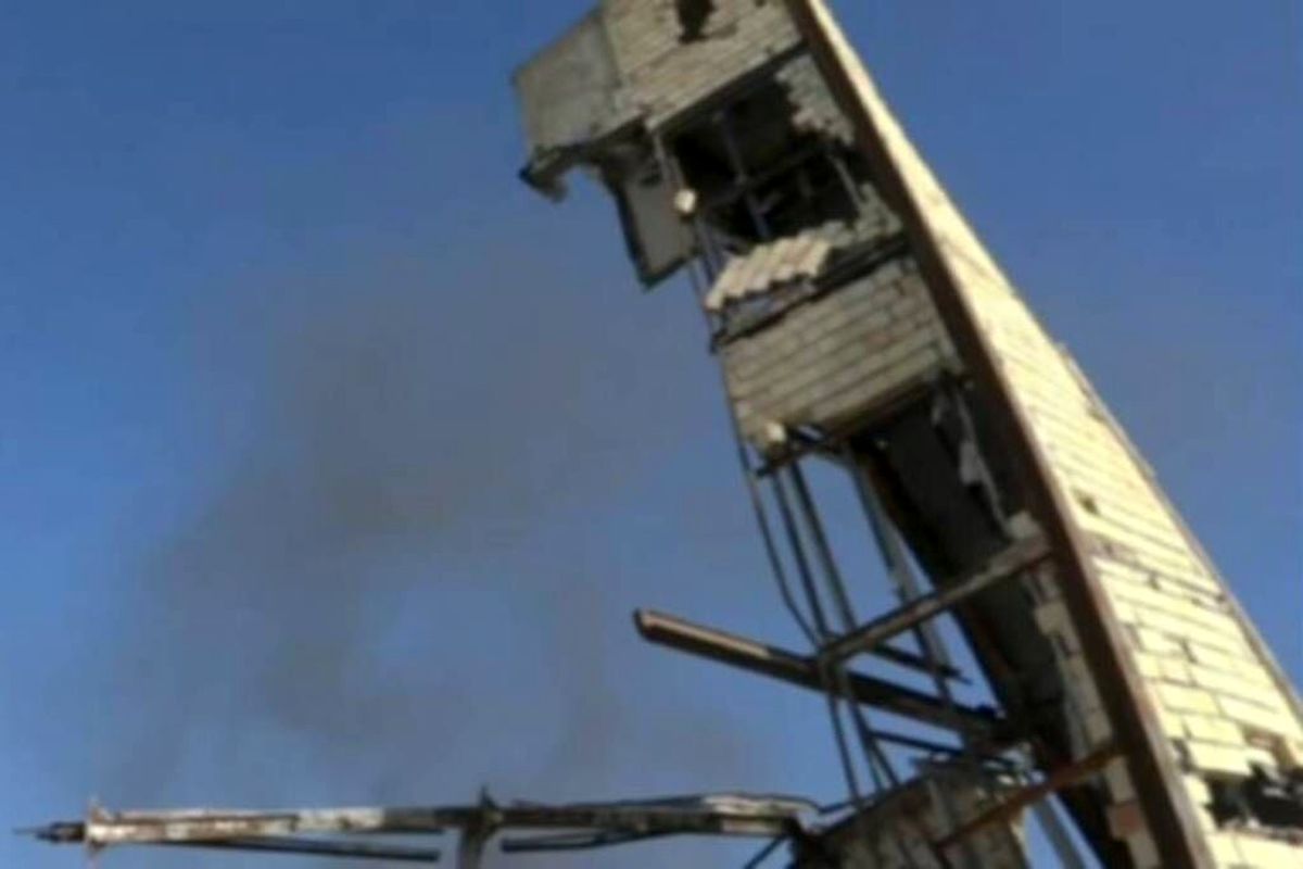 نشت گاز و انفجار ساختمان ۵ طبقه در مشگین شهر