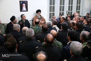 دیدار فرماندهان نیروی انتظامی با فرمانده کل قوا 