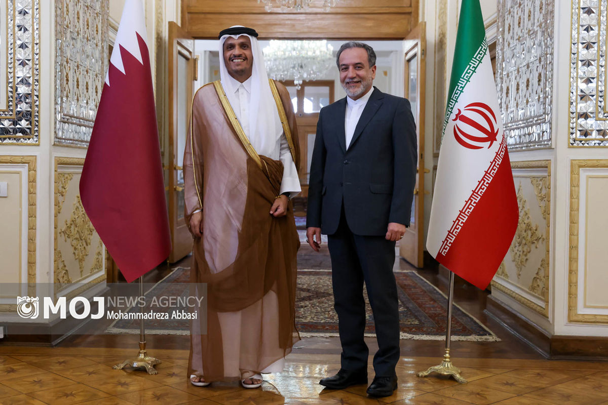 دیدار نخست‌وزیر و وزیر خارجه قطر با وزیر امور خارجه