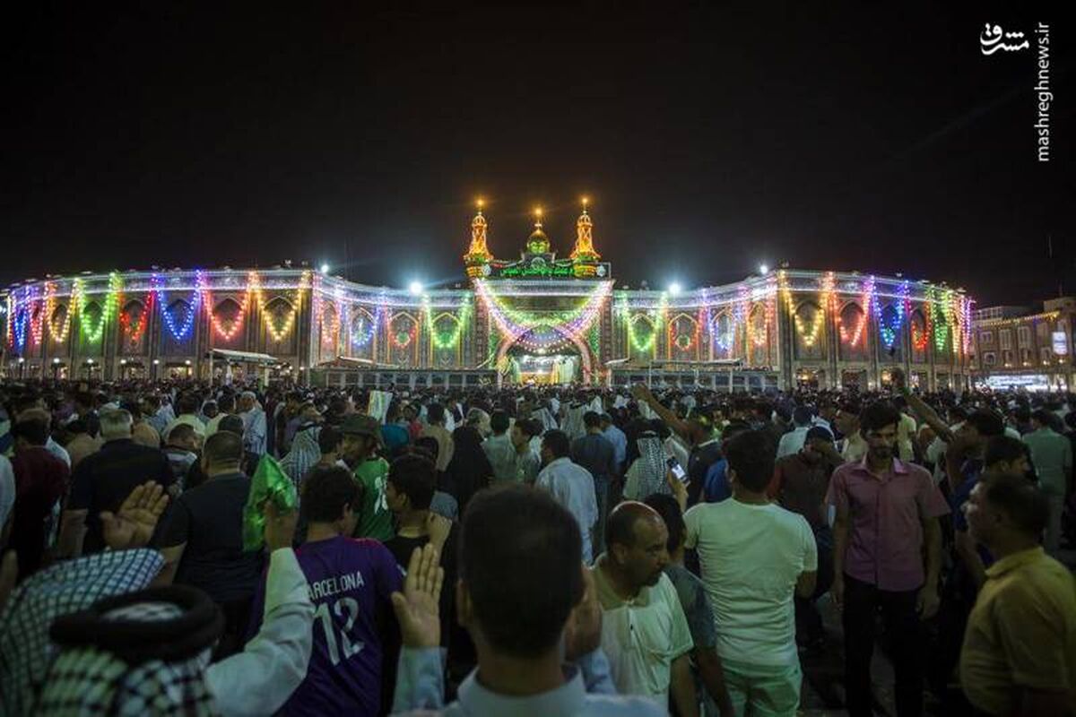 مراسم جشن نیمه شعبان در کربلا