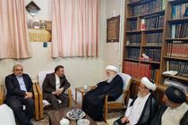 رئیس دفتر رئیس‌جمهور با آیت‌الله العظمی صافی دیدار کرد