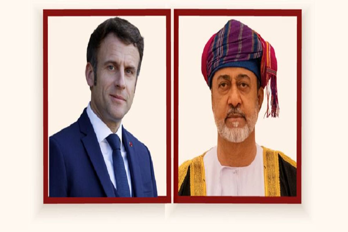 هیثم بن طارق» سلطان عمان با «امانوئل ماکرون» رئیس جمهور فرانسه