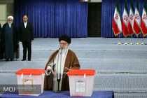 رهبر عالی ایران جزو اولین نفرات رای دهنده بود