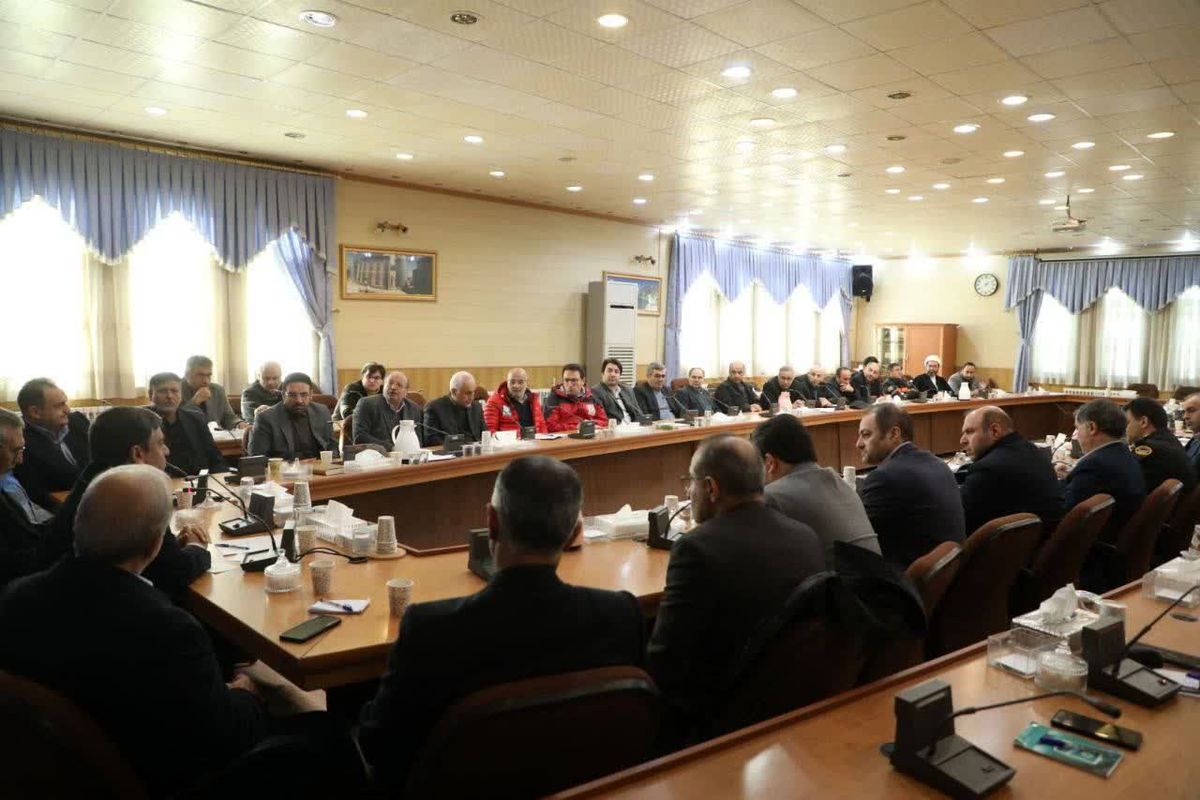 جلسه ستاد مدیریت بحران استان اردبیل