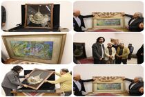 رونمایی تابلو  دو اثر فاخر هنری در راستای کنگره ملی شهدای اصفهان