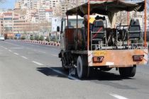 خط کشی 450 کیلومتر از محورهای مواصلاتی استان اردبیل