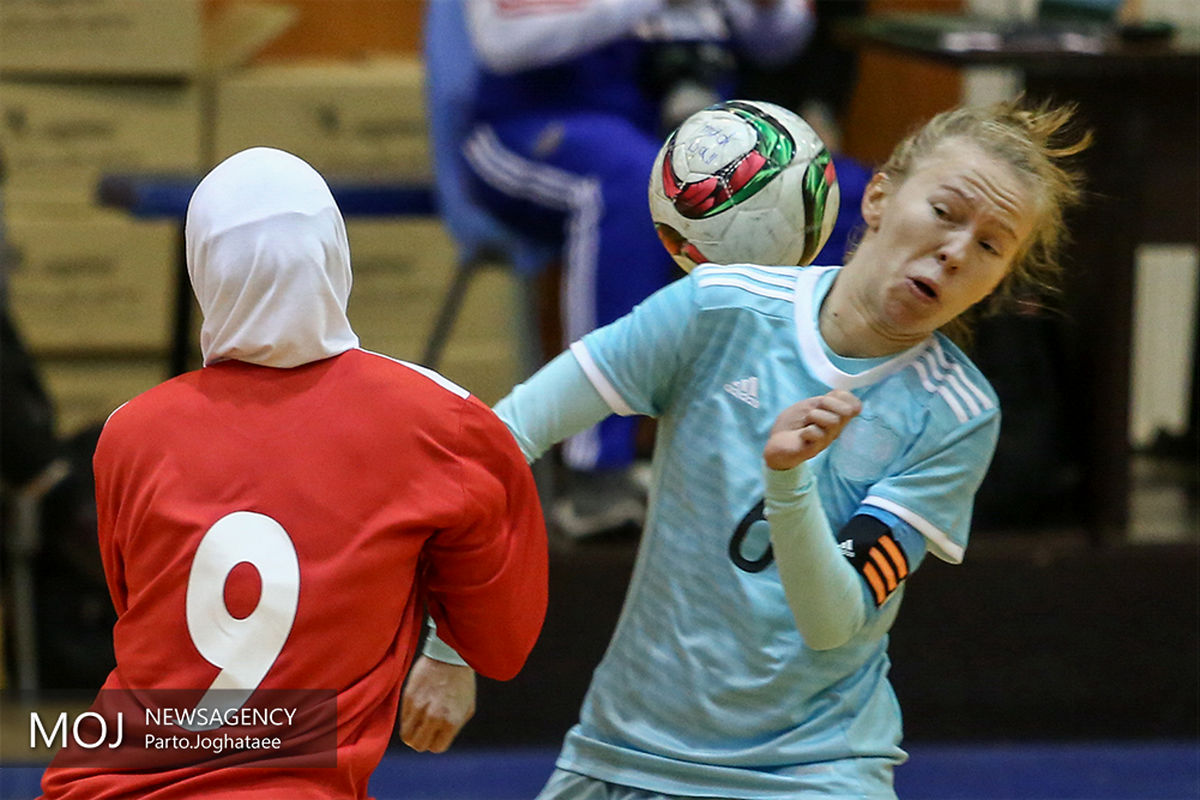 دیدار دوستانه تیم های ملی فوتسال بانوان ایران و روسیه