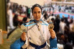 کسب دو نشان طلای کاراته کای کیش در مسابقات قهرمانی کشور