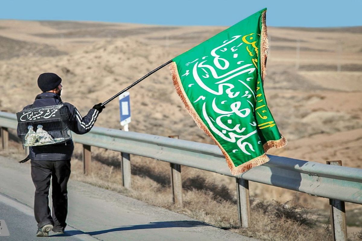 زائران پیاده در راه مشهدالرضا