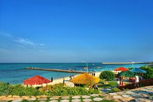 ساحل شرقی جزیره کیش به بهره برداری رسید