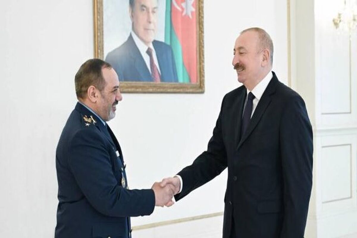 رئیس جمهور آذربایجان در دیدار با وزیر دفاع ایران