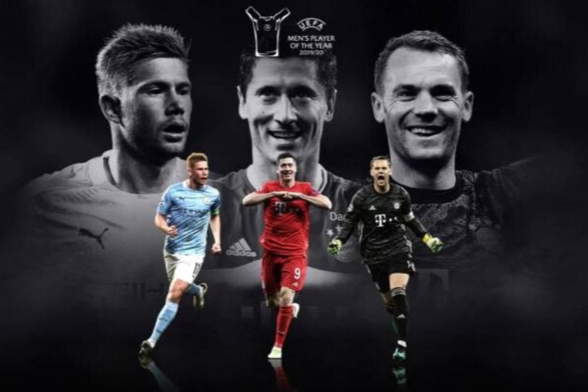 نامزدهای نهایی بهترین بازیکن سال یوفا