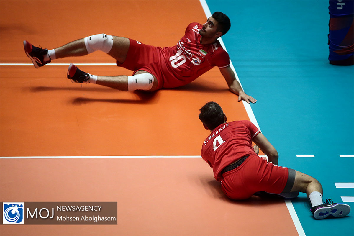 دیدار تیم های ملی والیبال ایران و استرالیا