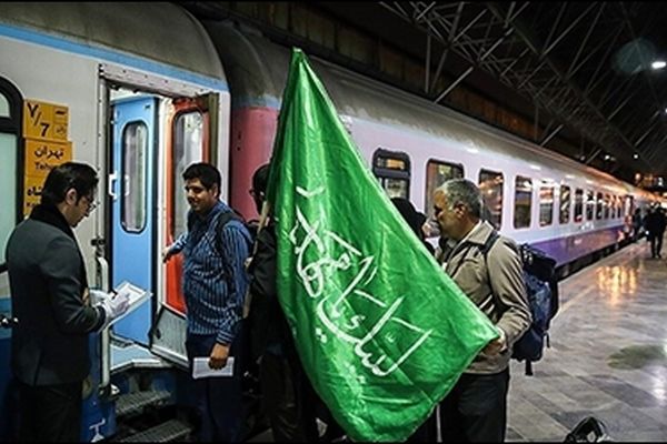 ظرفیت قطار‌های اربعین حسینی افزایش داشت