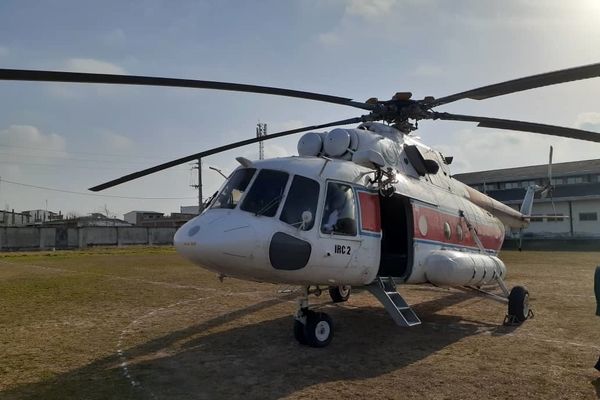 سه بالگرد هلال‌احمر به عملیات اطفای آتش جنگل الیت پیوستند