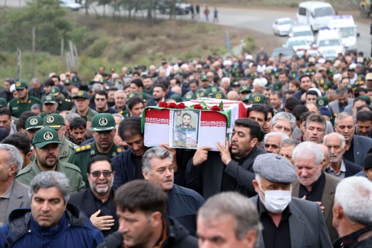 تشییع پیکر شهید حمایت همایون