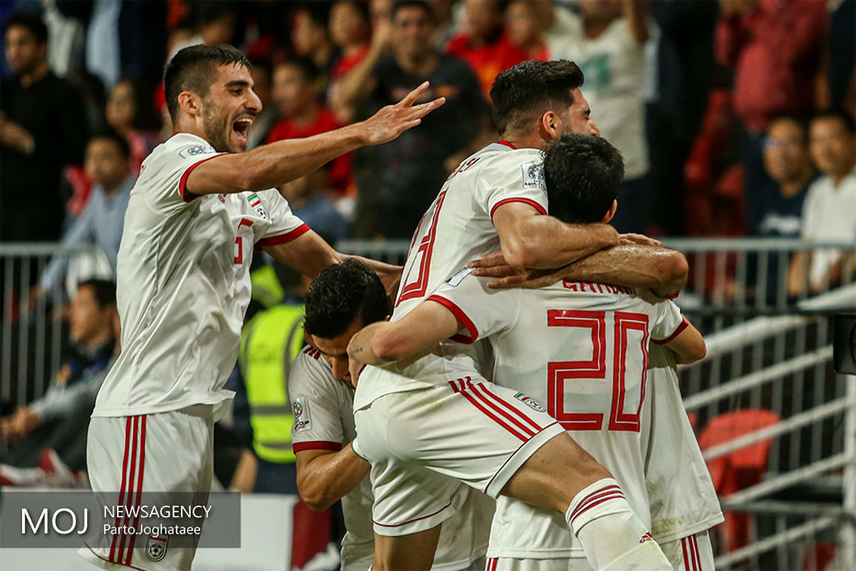 دیدار تیم‌های ملی فوتبال ایران و چین