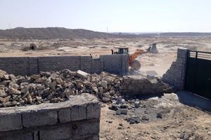 بیش از هزار و ۵۰۰ متر مربع اراضی ملی در رامهرمز رفع تصرف شد