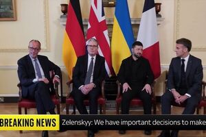 «زلنسکی» با مقامات ارشد ۳ کشور اروپایی در لندن نشست برگزار کرد