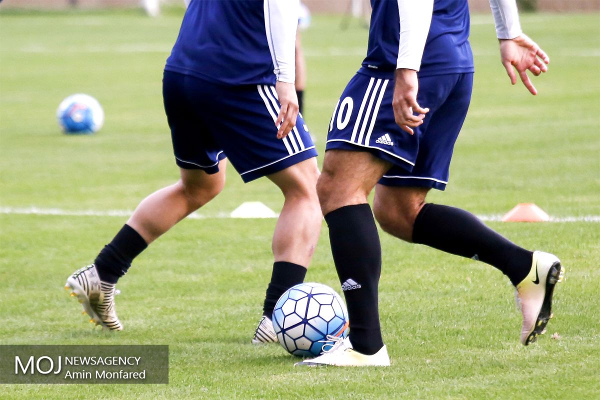 تمرین تیم ملی فوتبال ایران
