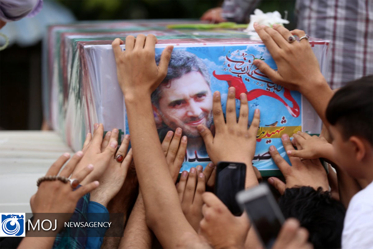 تشییع پیکر مطهر سردار شهید مدافع حرم صیاد خدایی