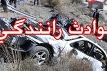 5 مصدوم در واژگونی پراید در ‌گلوگاه بر جای ماند