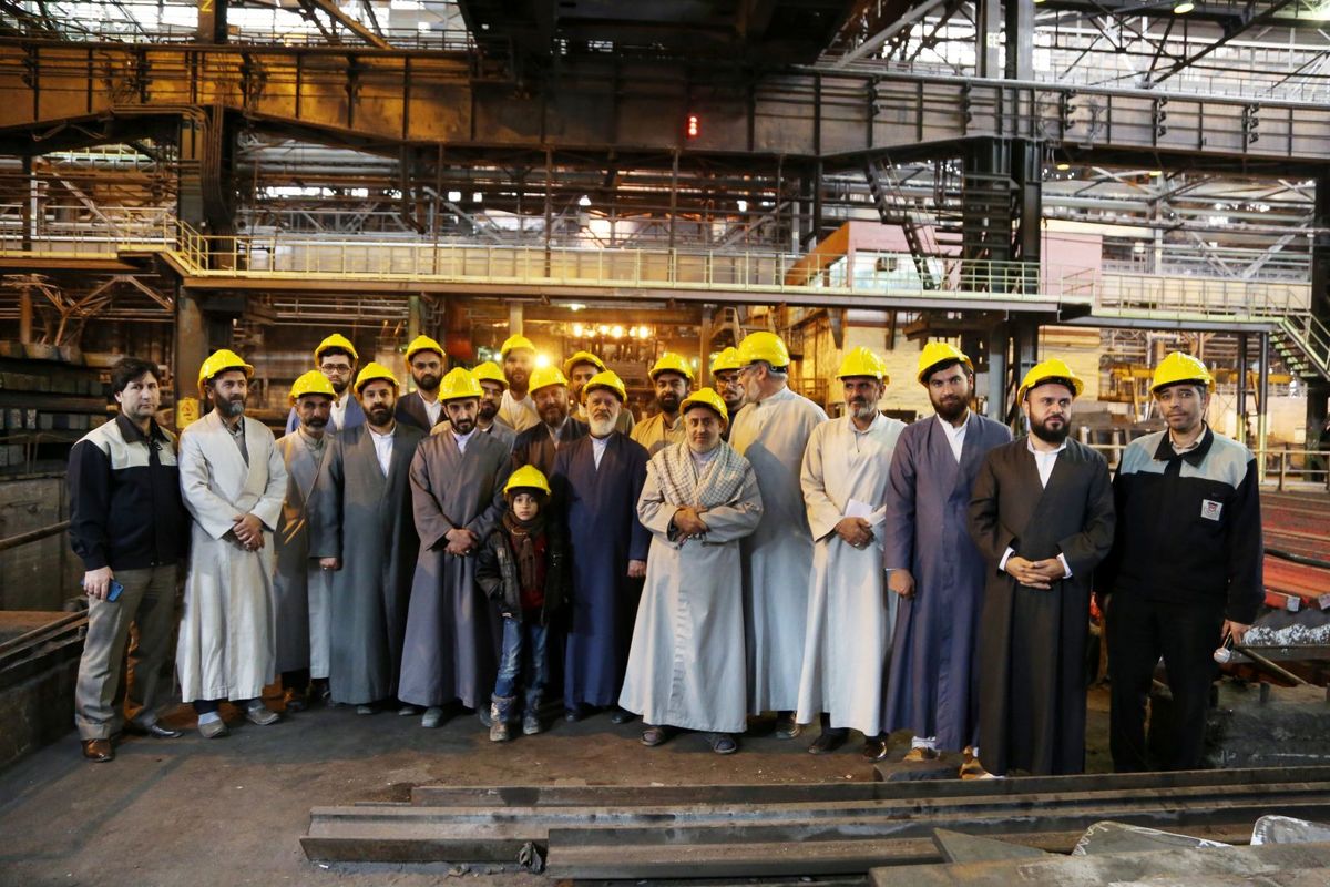 دیدار ائمه جمعه شهرستان لنجان از ذوب آهن اصفهان