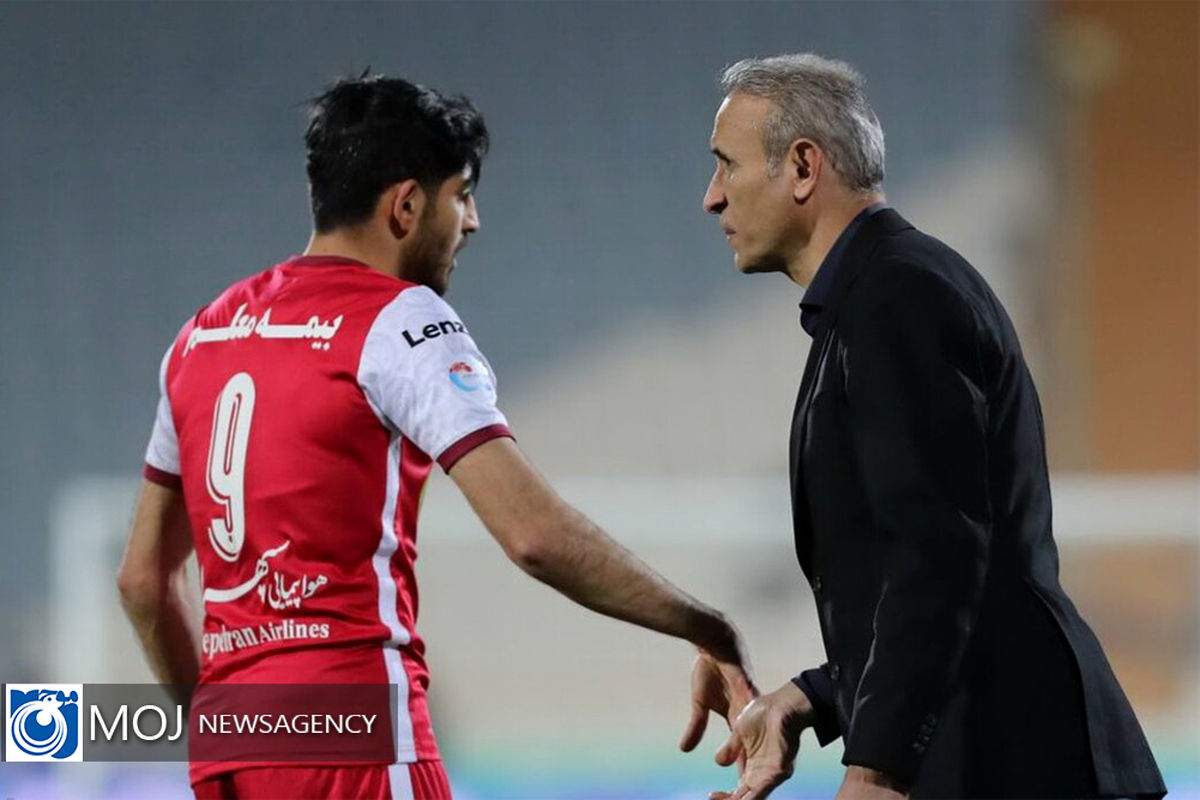 دیدار تیم های فوتبال پرسپولیس و ملوان