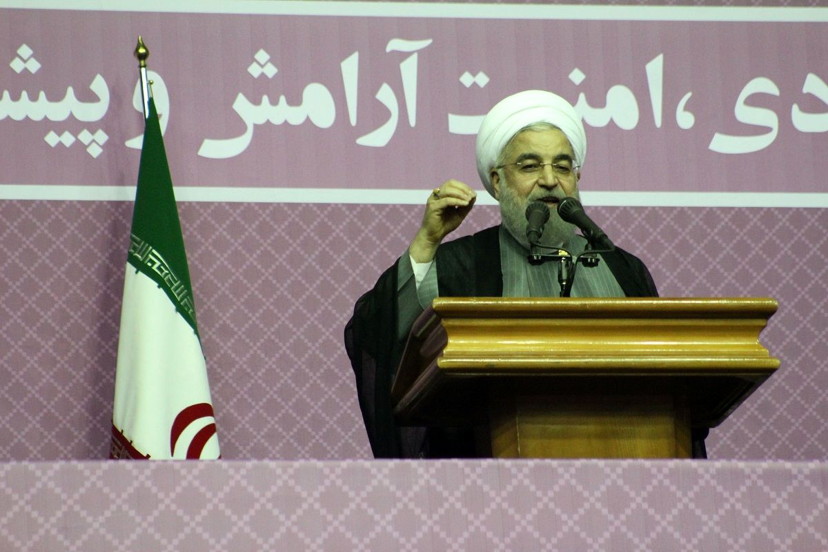 روحانی در کرمانشاه