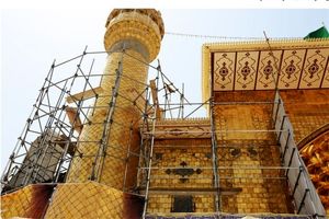 اتمام بازسازی ایوان نجف در تابستان ۱۴۰۱ توسط ایرانی ها