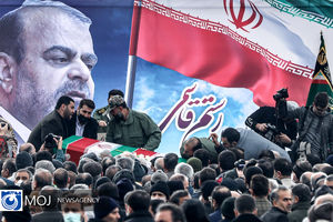 تشییع پیکر رستم قاسمی