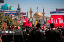 تشییع پیکر مطهر قائد شهید انقلاب اسلامی در مشهد مقدس