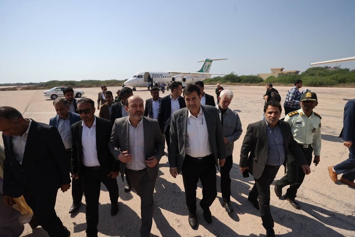 بازدید وزیر ورزش و جوانان از جزیره ابوموسی