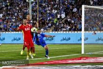 دیدار تیم های فوتبال استقلال تهران و فولاد خوزستان