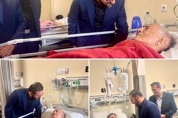 عیادت مدیرعامل بانک کشاورزی از مجروحان جنگ رمضان