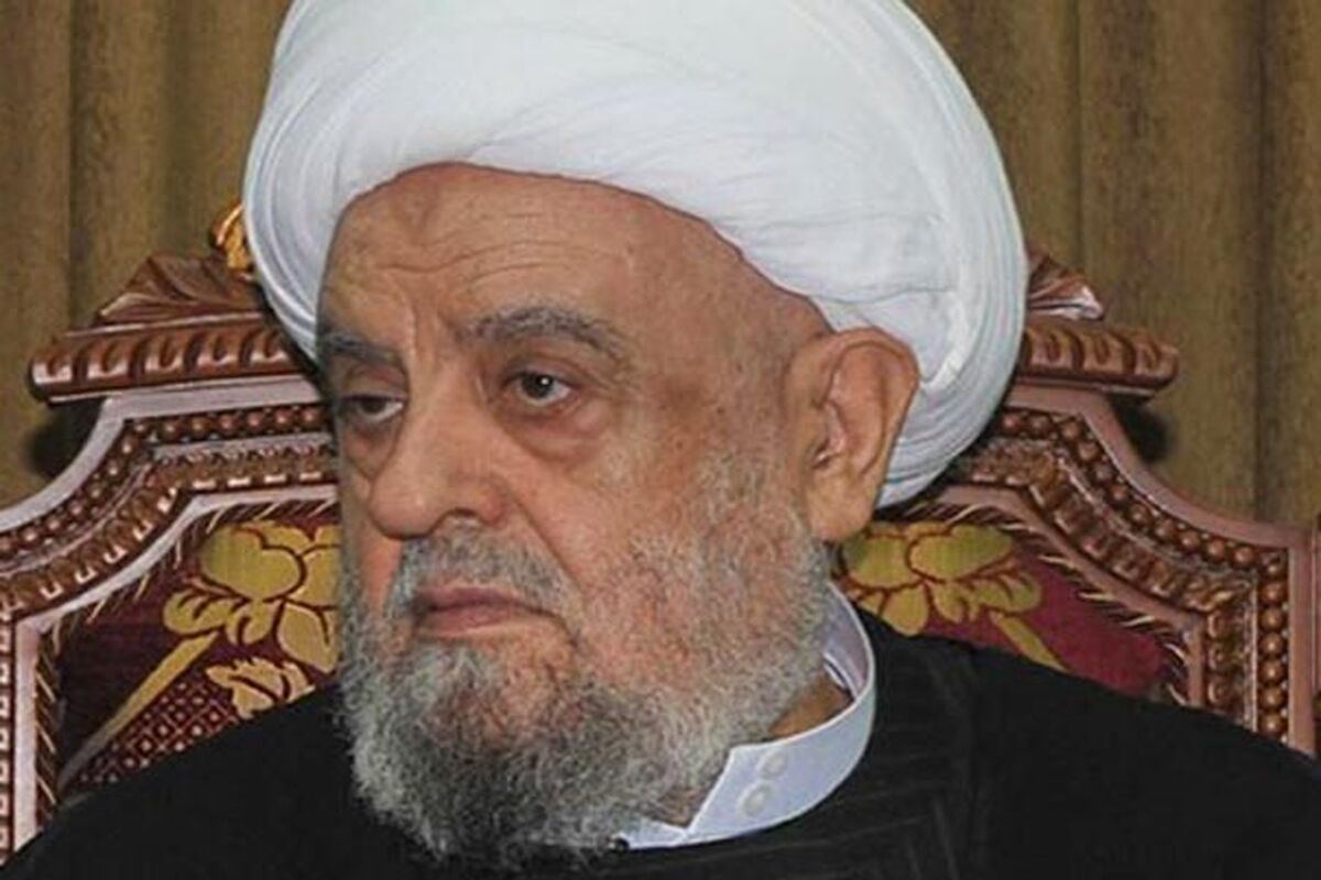 شیخ عبدالامیر قبلان رییس مجلس اعلای شیعیان لبنان 