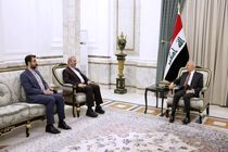 رئیس‌جمهور عراق و سفیر ایران در بغداد درباره توسعه روابط دوجانبه گفت‌وگو کردند