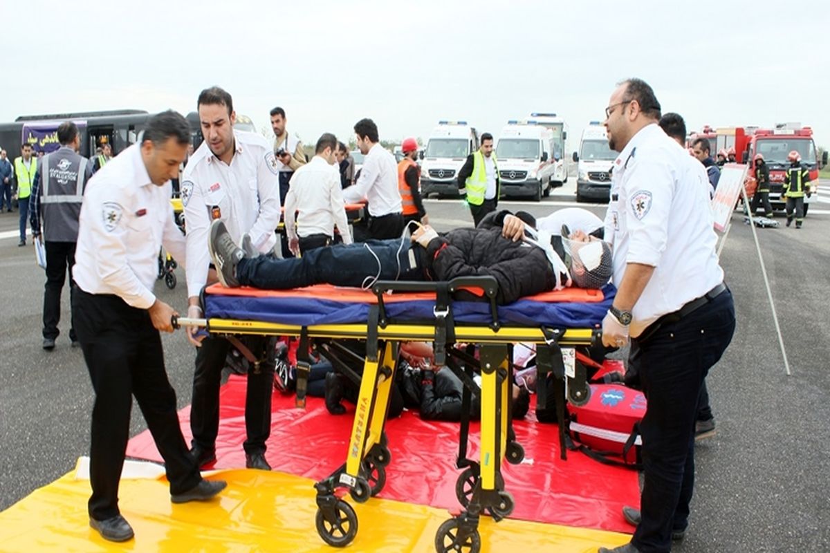 مانور دو سالانه  طرح اضطراری +فرودگاه رشت