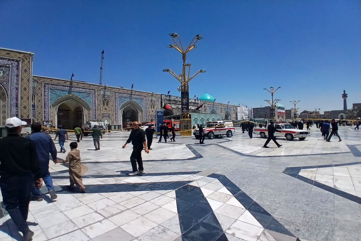 آتش سوزی در حرم امام رضا (ع)