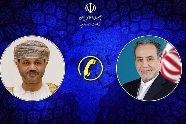وزرای امور خارجه جمهوری اسلامی ایران و سلطنت عمان با یکدیگر گفتگو کردند