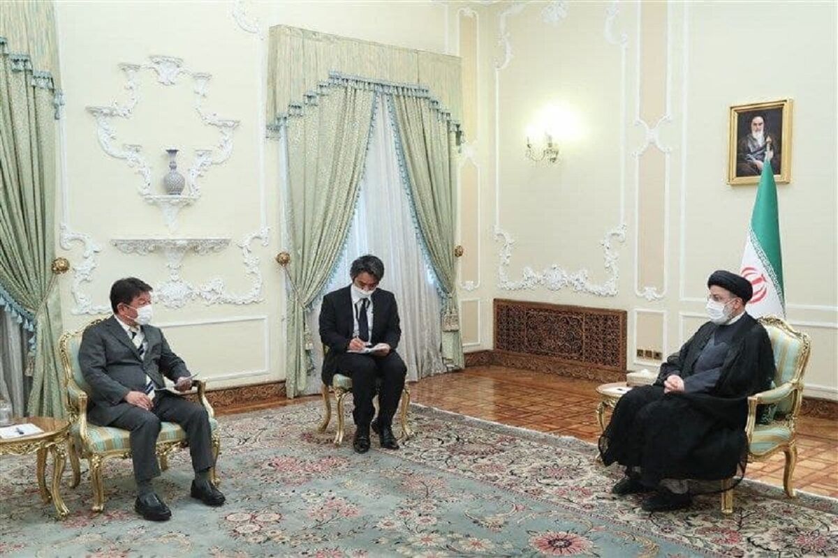 دیدار رئیسی با وزیر خارجه ژاپن