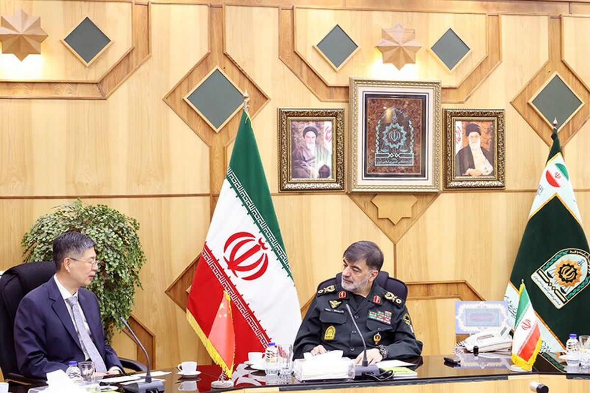 سردار احمدرضا رادان در دیدار با سفیر جمهوری خلق چین در تهران