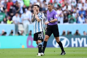 باخت مسی به داور