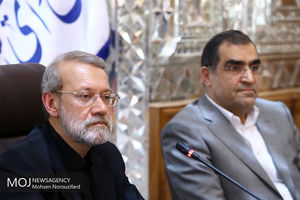 جلسه کمیسیون بهداشت مجلس با حضور لاریجانی