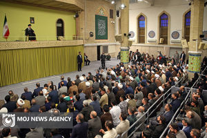 سخنرانی نوروزی رهبر انقلاب در جمع اقشار مختلف مردم